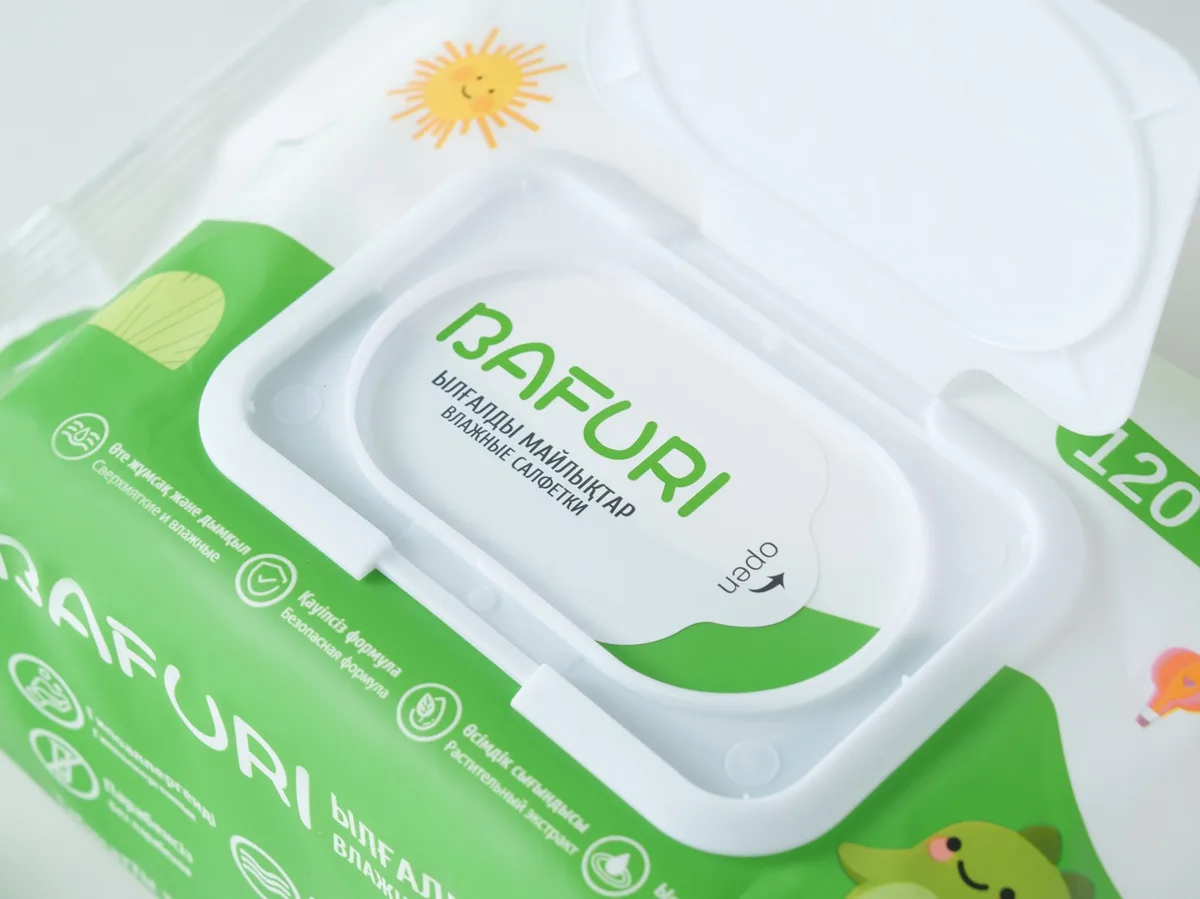 Влажные салфетки BAFURI 120шт