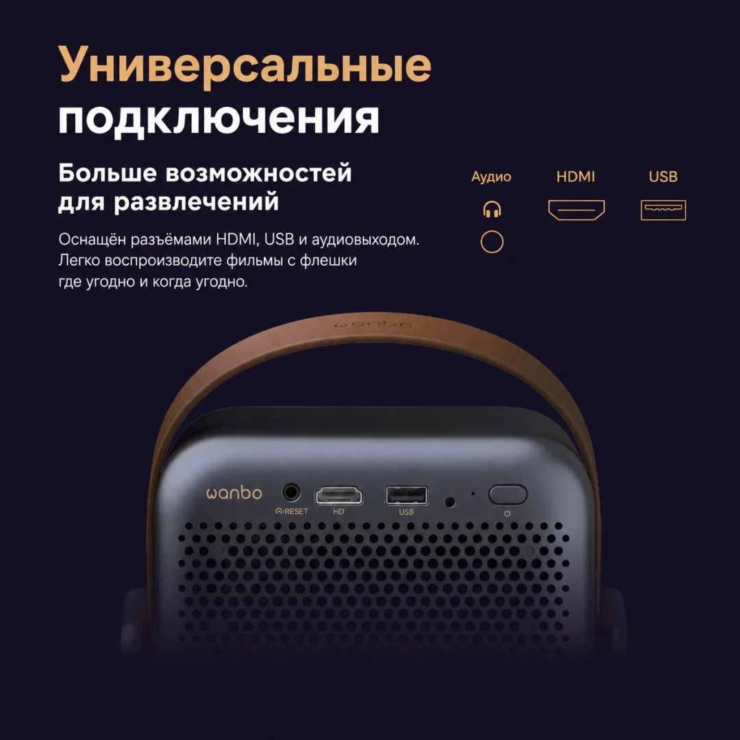 Проектор Wanbo ToGo Pro синий
