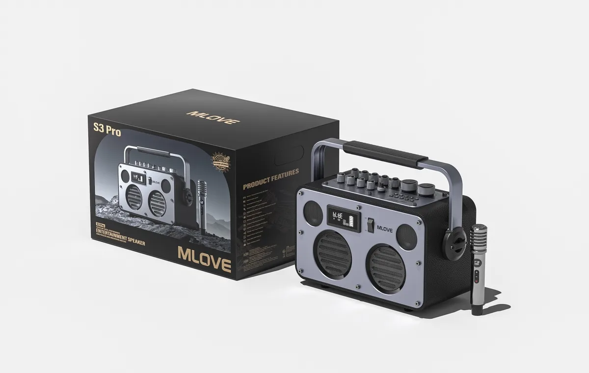 Портативная колонка MLOVE S3 PRO Черный