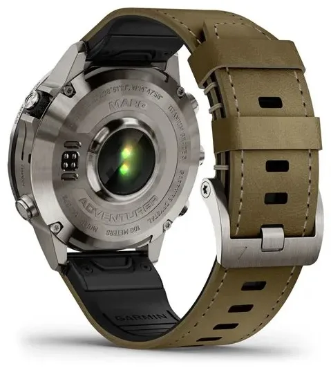 Смарт-часы Garmin MARQ Adventurer Gen 2 серебристый-коричневый (010-02648-31)