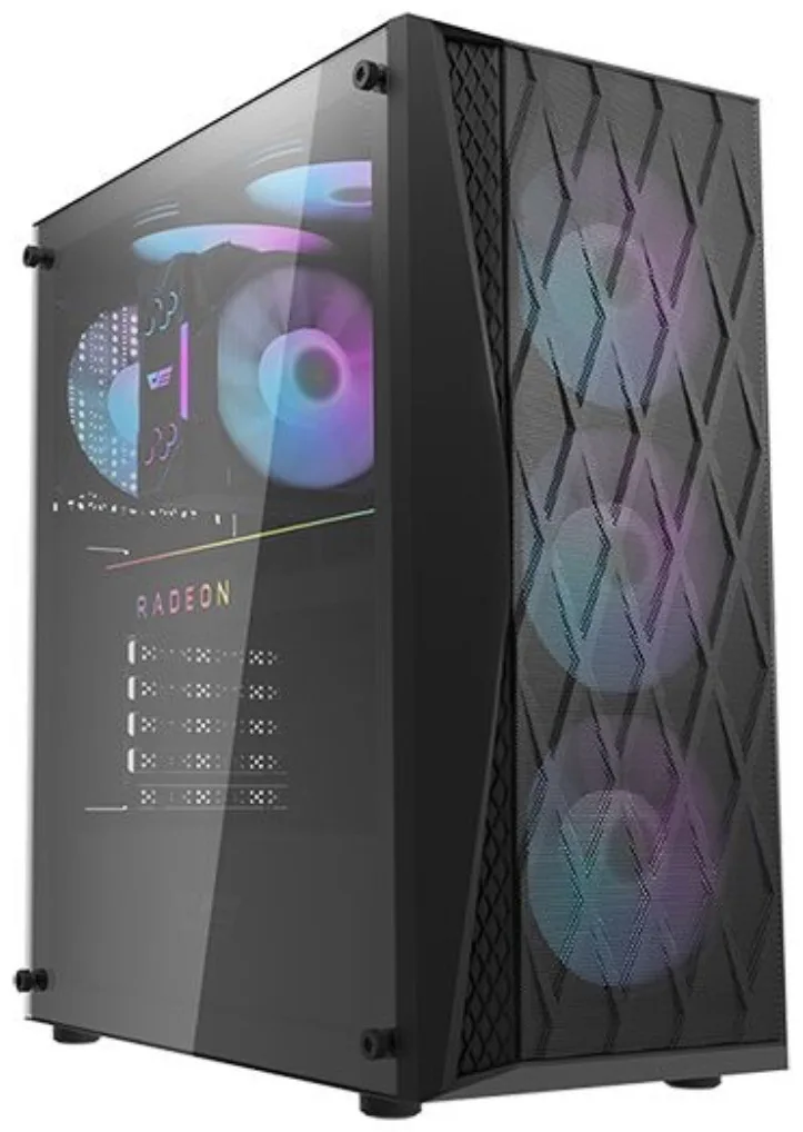 Компьютерный корпус Darkflash DK352 c 3 кулерами Черный