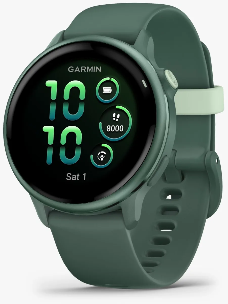 Смарт-часы Garmin Vivoactive 6 42 мм зеленый (02985-02)