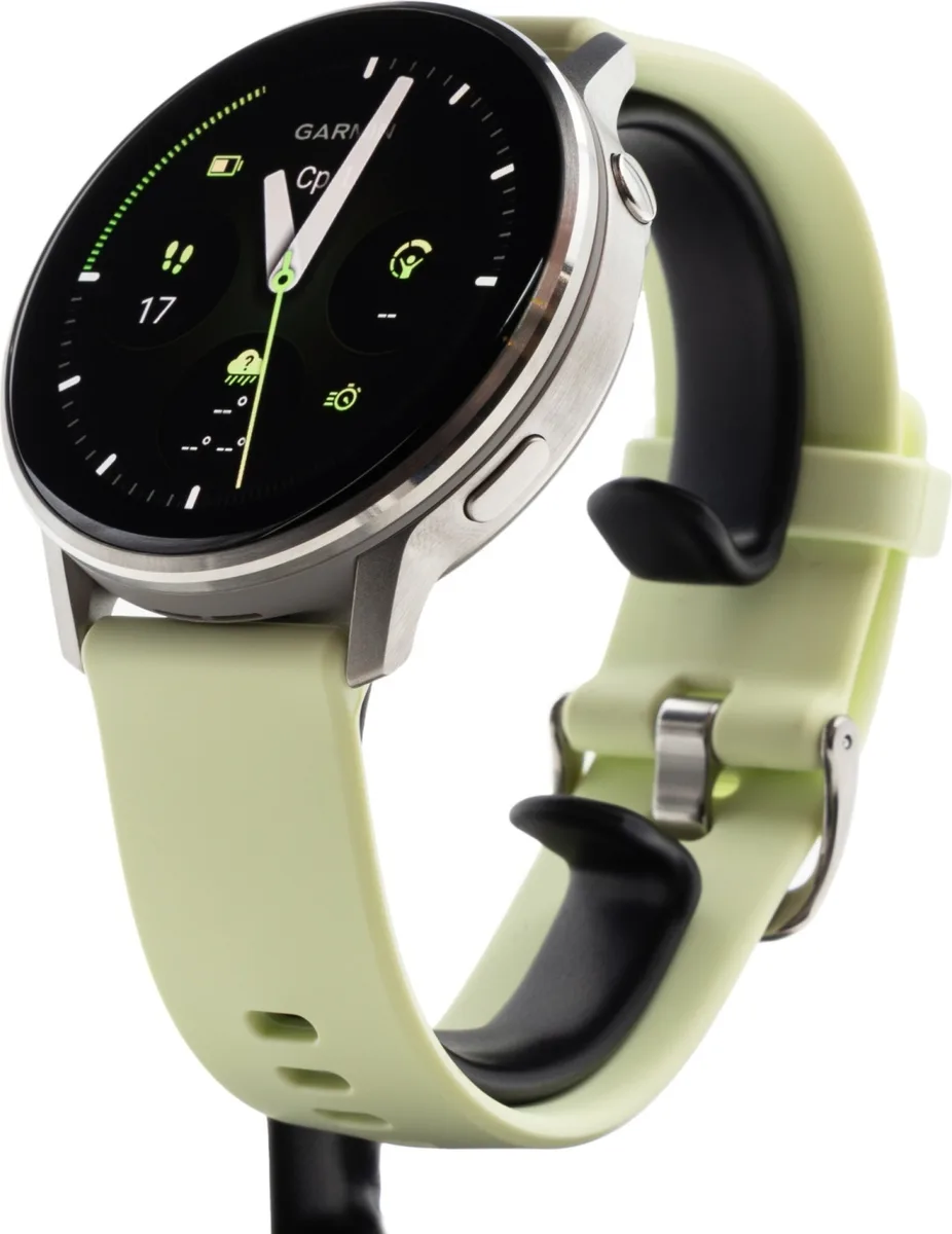 Смарт-часы Garmin Venu 4 45 мм серебристый-желтый (03014-02)