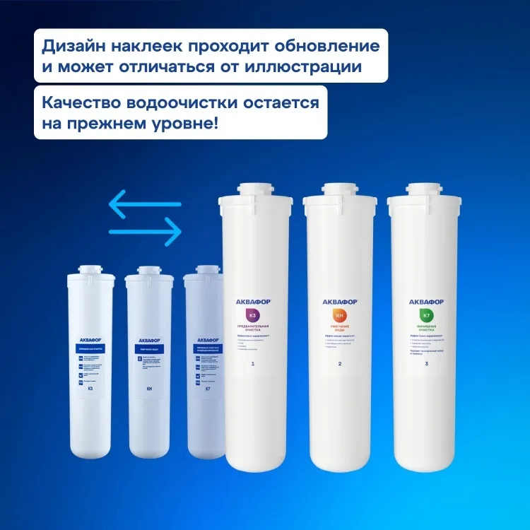 Комплект модулей сменных фильтрующих Аквафор К3-КН-К7