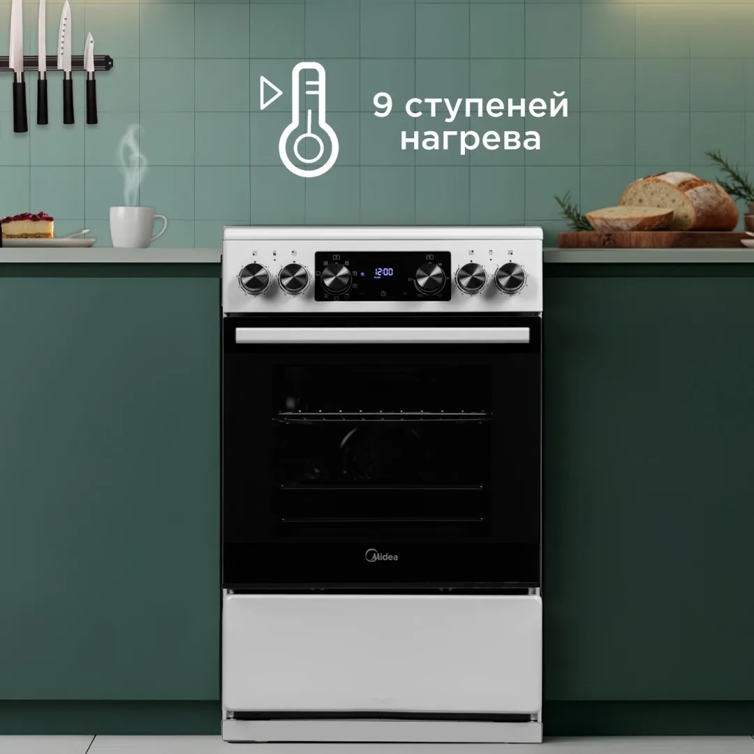 Кухонная плита Midea FSC-509EW белый