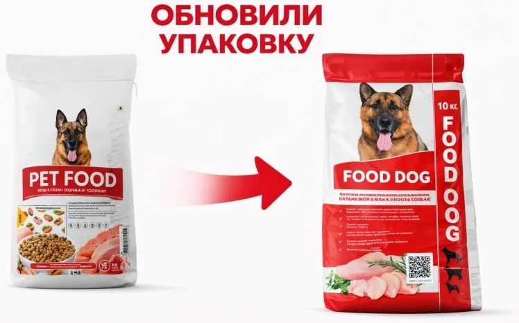 Корм Pet Food Мясной микс (Индейка и Курица с рисом) 10кг