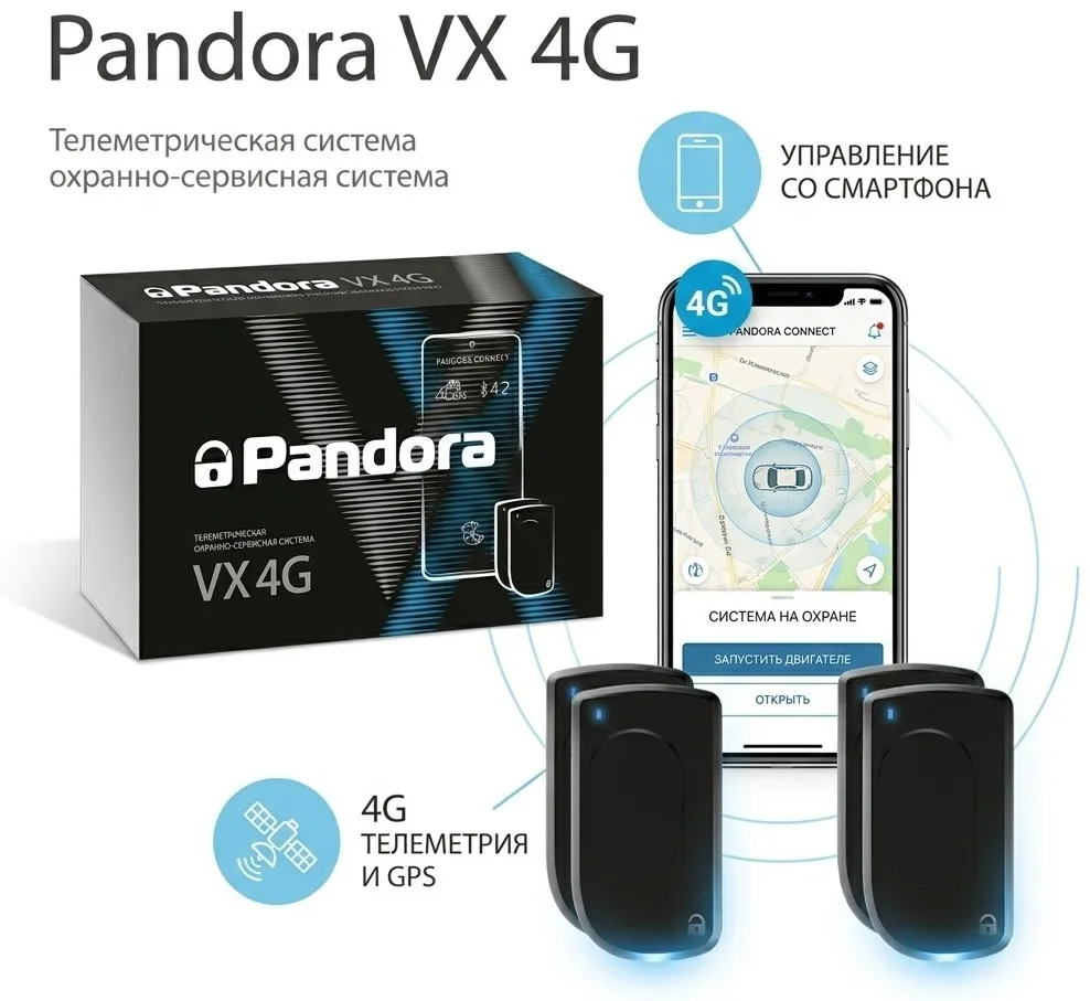 Автосигнализация Pandora VX-4G