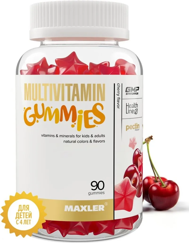 Витамин Maxler Multivitamin gummies Cherry 90шт (2542)