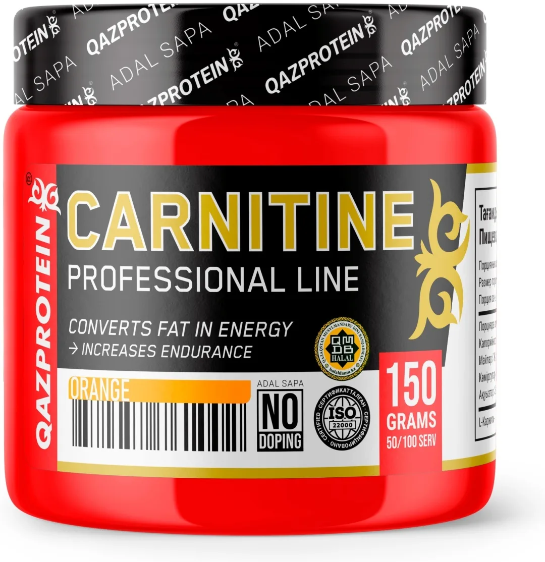 Аминокислота Qazprotein Carnitine Апельсин 150г (1002)