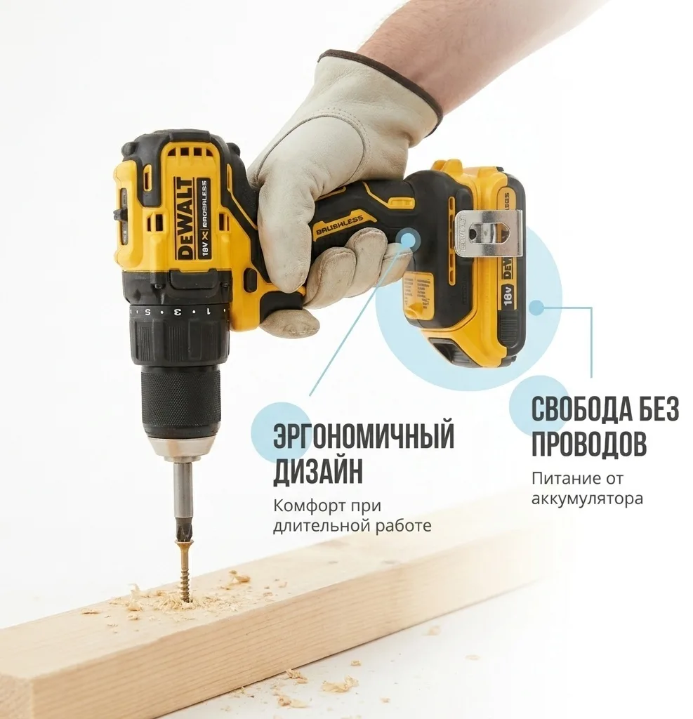 Дрель-шуруповерт DeWALT DCD708N