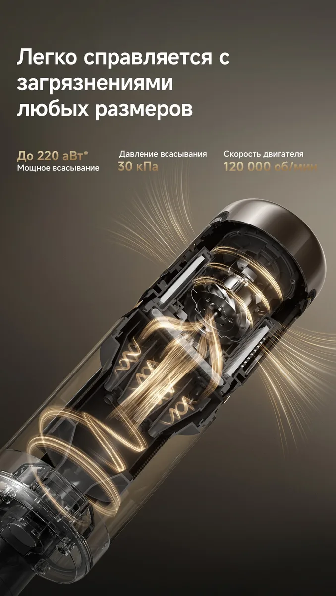 Беспроводной ручной пылесос Dreame Z40 TangleCut Flex+ Черный