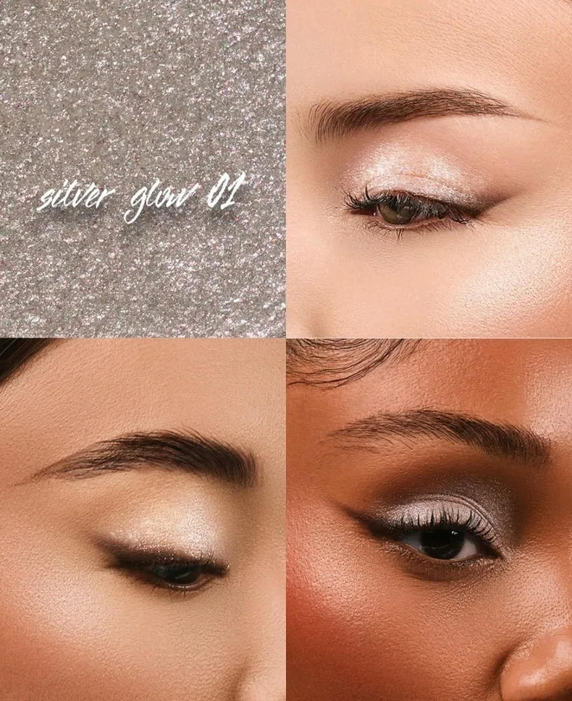 Тени для век спаркл Sen Sulu 01 Silver Glow ()