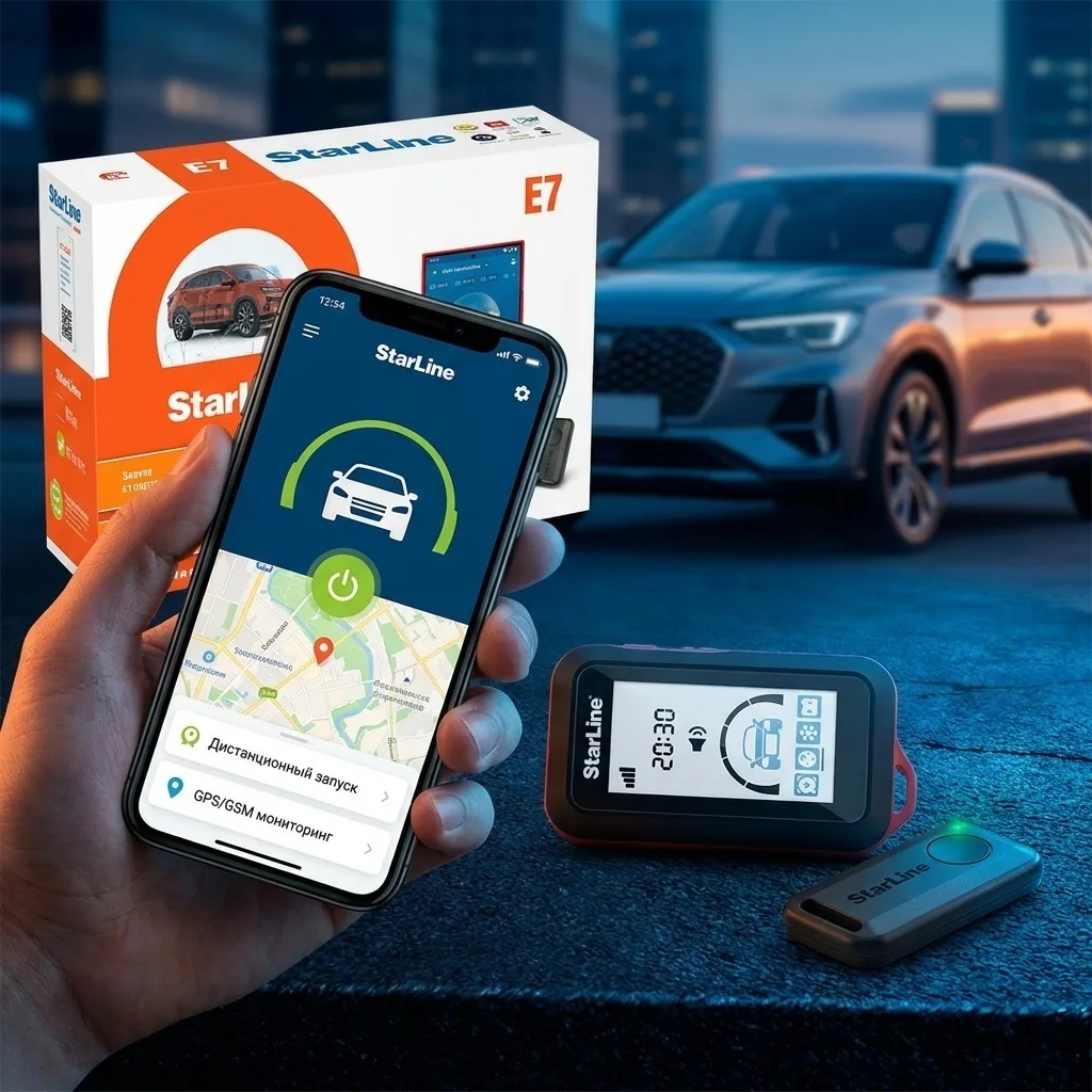 Автосигнализация StarLine E7 LTE-GPS
