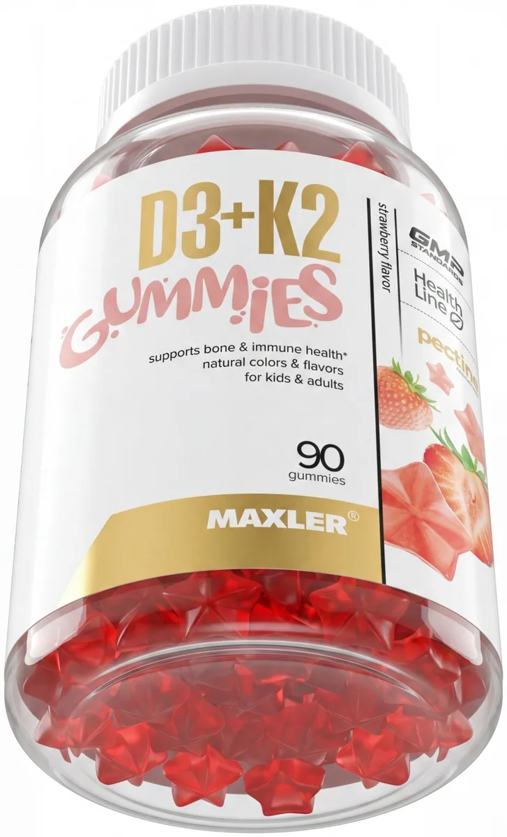 Витамин Maxler D3 K2 Gummies KIDS Strawberry 90шт (1941)