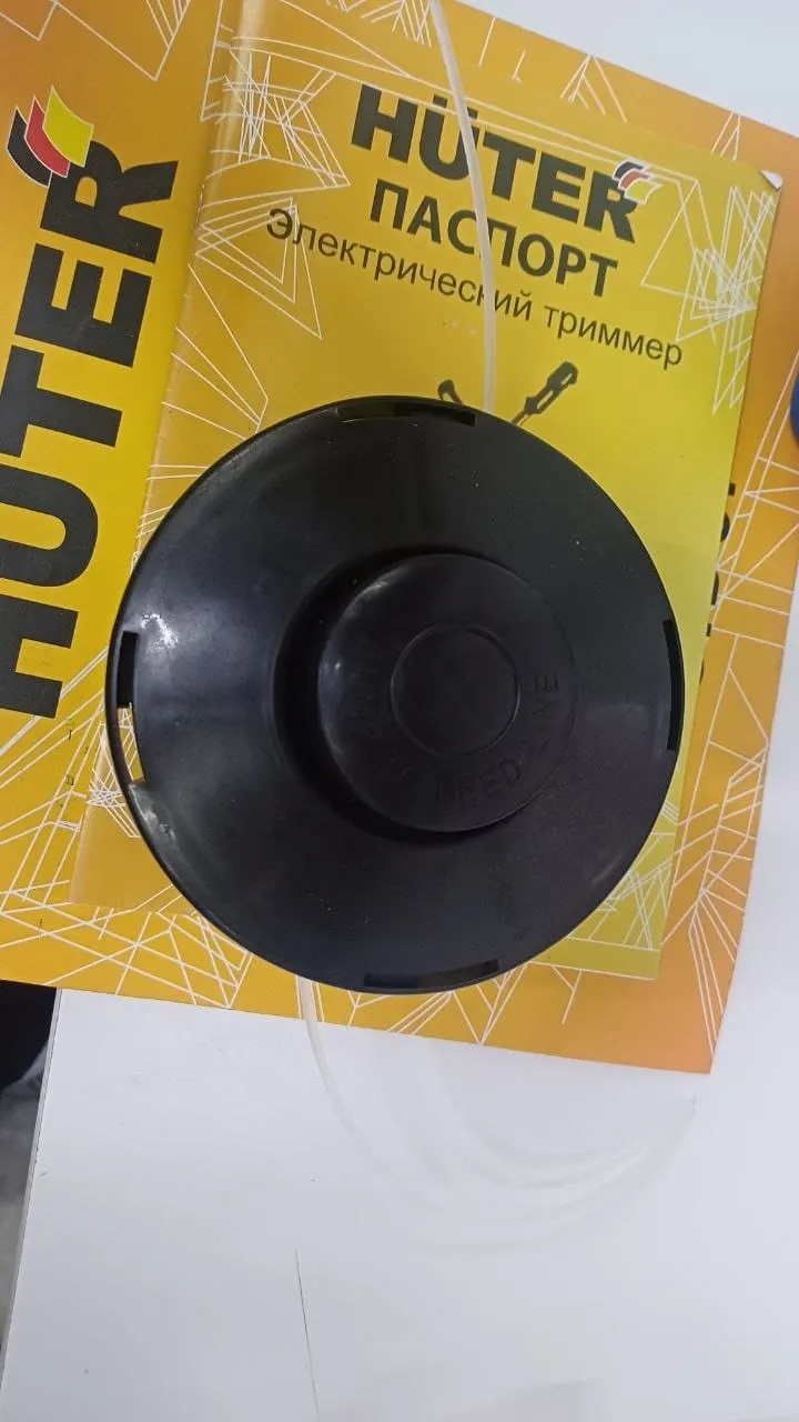 Электрический триммер Huter GET-1700B, Уценка — фото дефекта 8