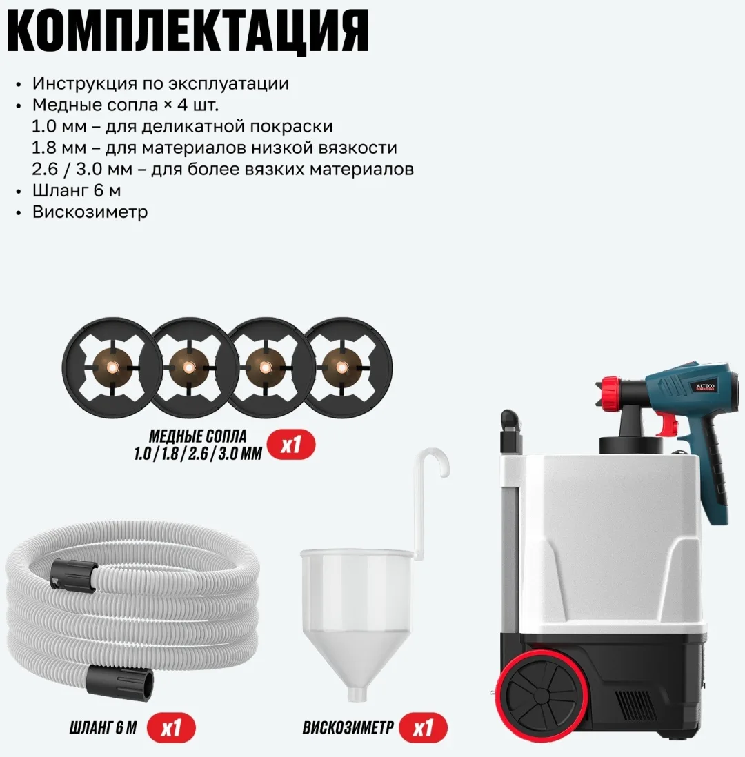 Краскораспылитель Alteco SG 2206