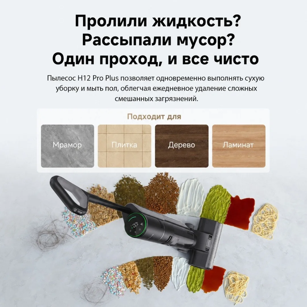 Беспроводной ручной пылесос Dreame H12 Pro Plus Черный