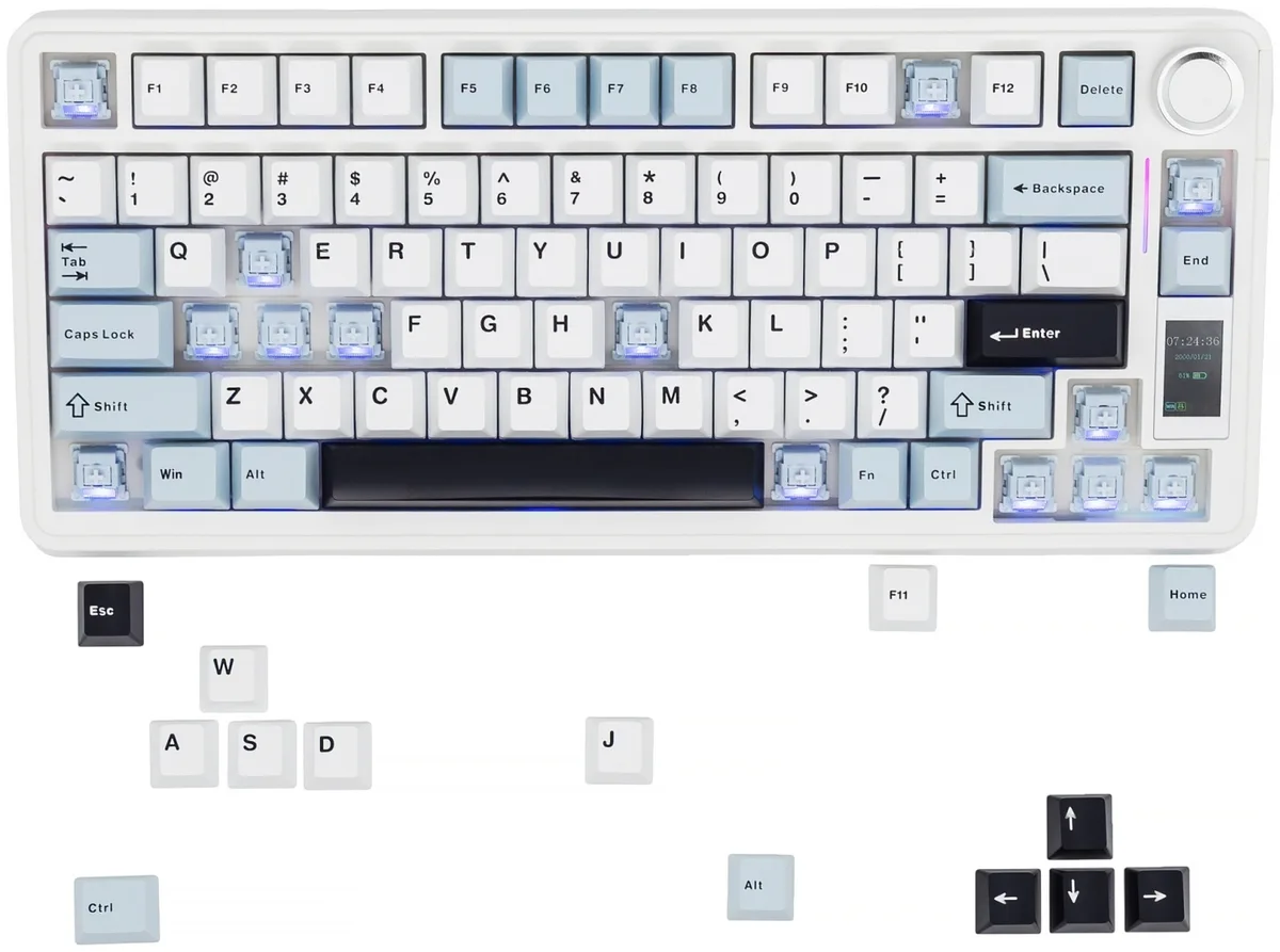 Клавиатура AULA S75 Pro Белый (2148)