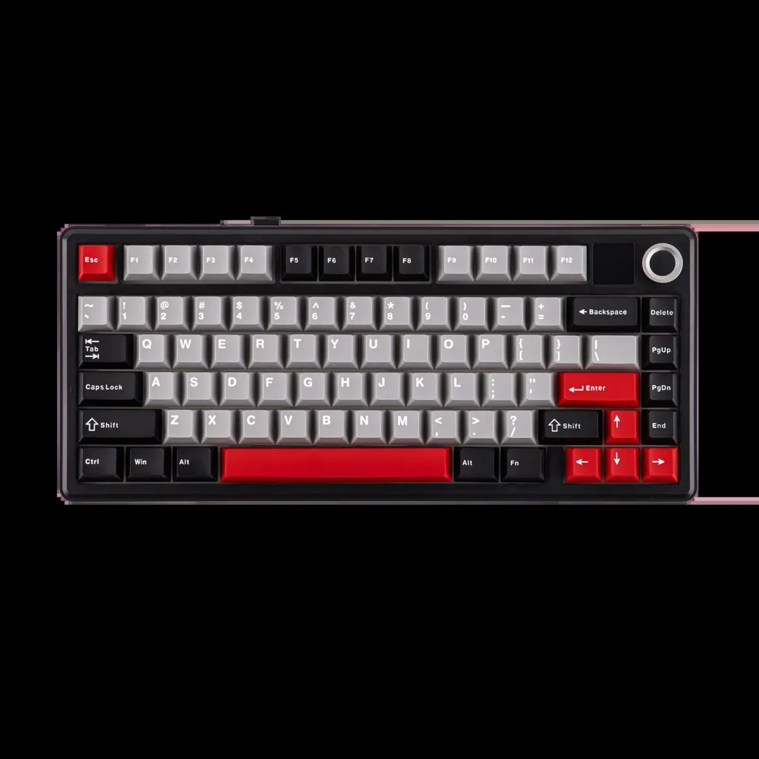 Клавиатура AULA F75 MAX Черный-красный