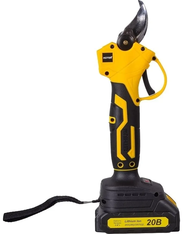 Аккумуляторный секатор Huter CP-20Li EA+ (в комплекте с 1 АКБ и ЗУ)