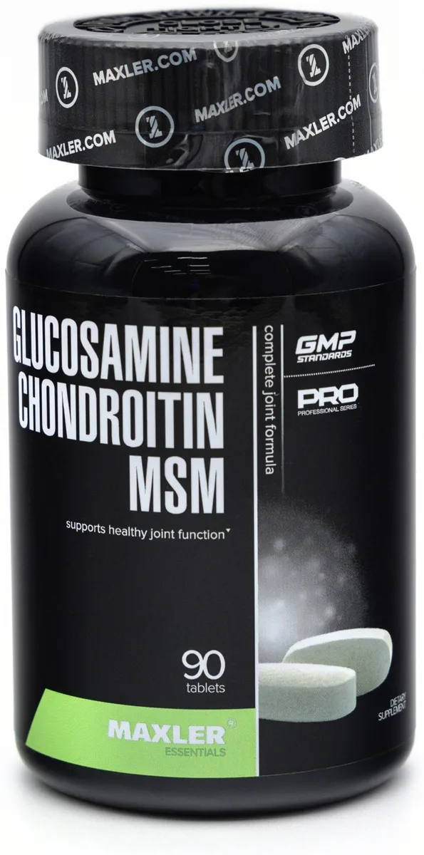 Препарат для укрепления связок Maxler Glucosamine Chondroitin MSM 90 таб (4041)