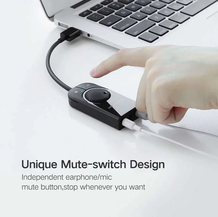 Звуковая карта UGREEN CM129 40964 Черный