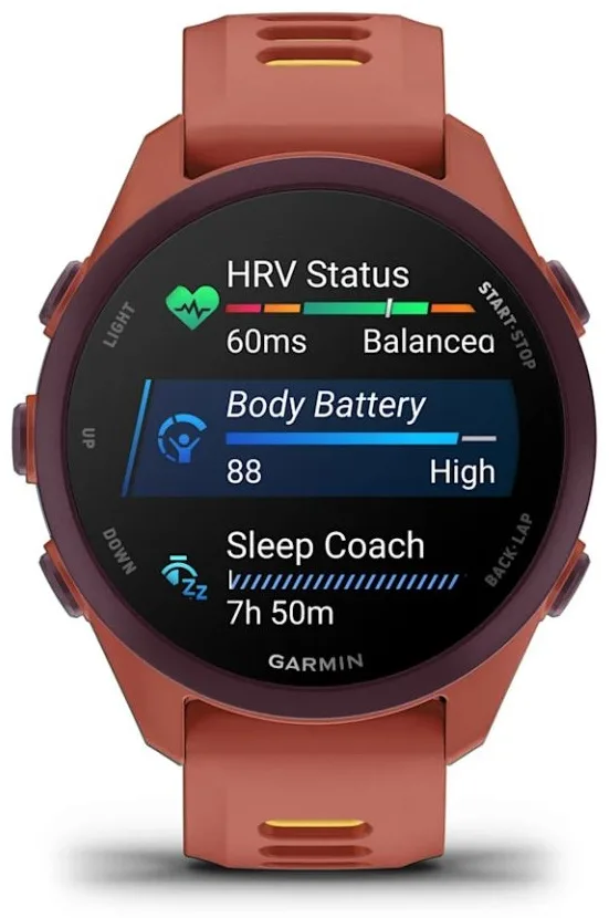 Смарт-часы Garmin Forerunner 170 Music 42 мм красный (03920-13)