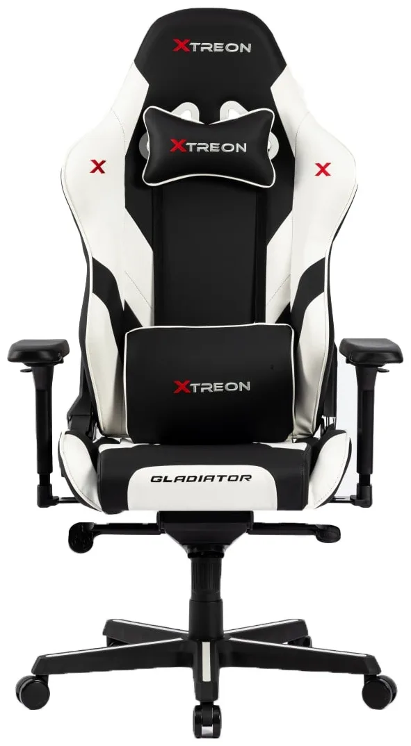 Игровое компьютерное кресло XTREON Gladiator Черно-белый