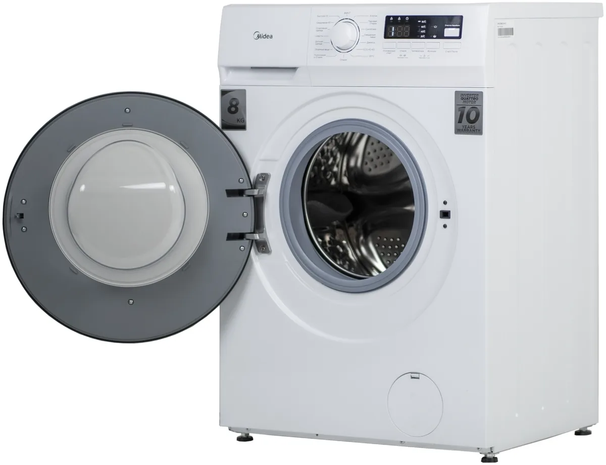 Стиральная машина Midea MFN03W80B/W-KZ белый