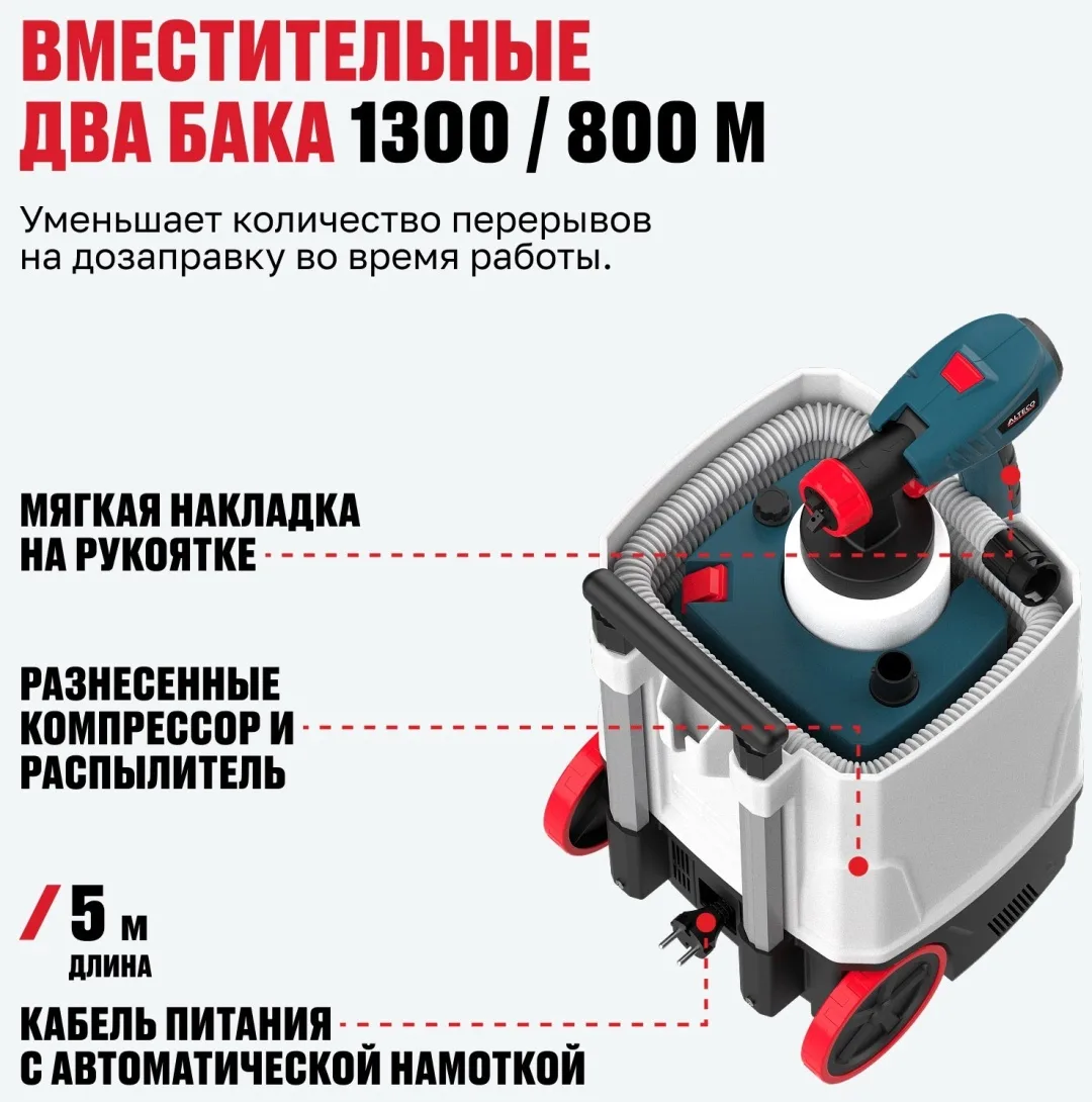 Краскораспылитель Alteco SG 2206