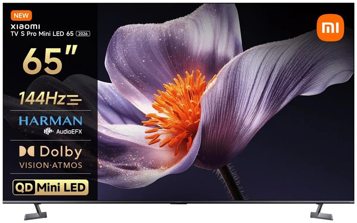 Телевизор Xiaomi TV S Pro Mini LED 65 2026 L65MB-SRU 165 см Черный
