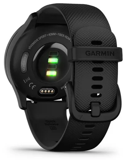 Смарт-часы Garmin Vivomove Sport 23 мм черный-черный