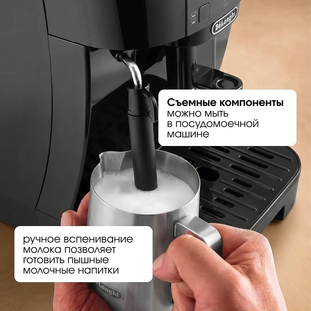 Кофемашина Delonghi Magnifica S ECAM12.121.B черный