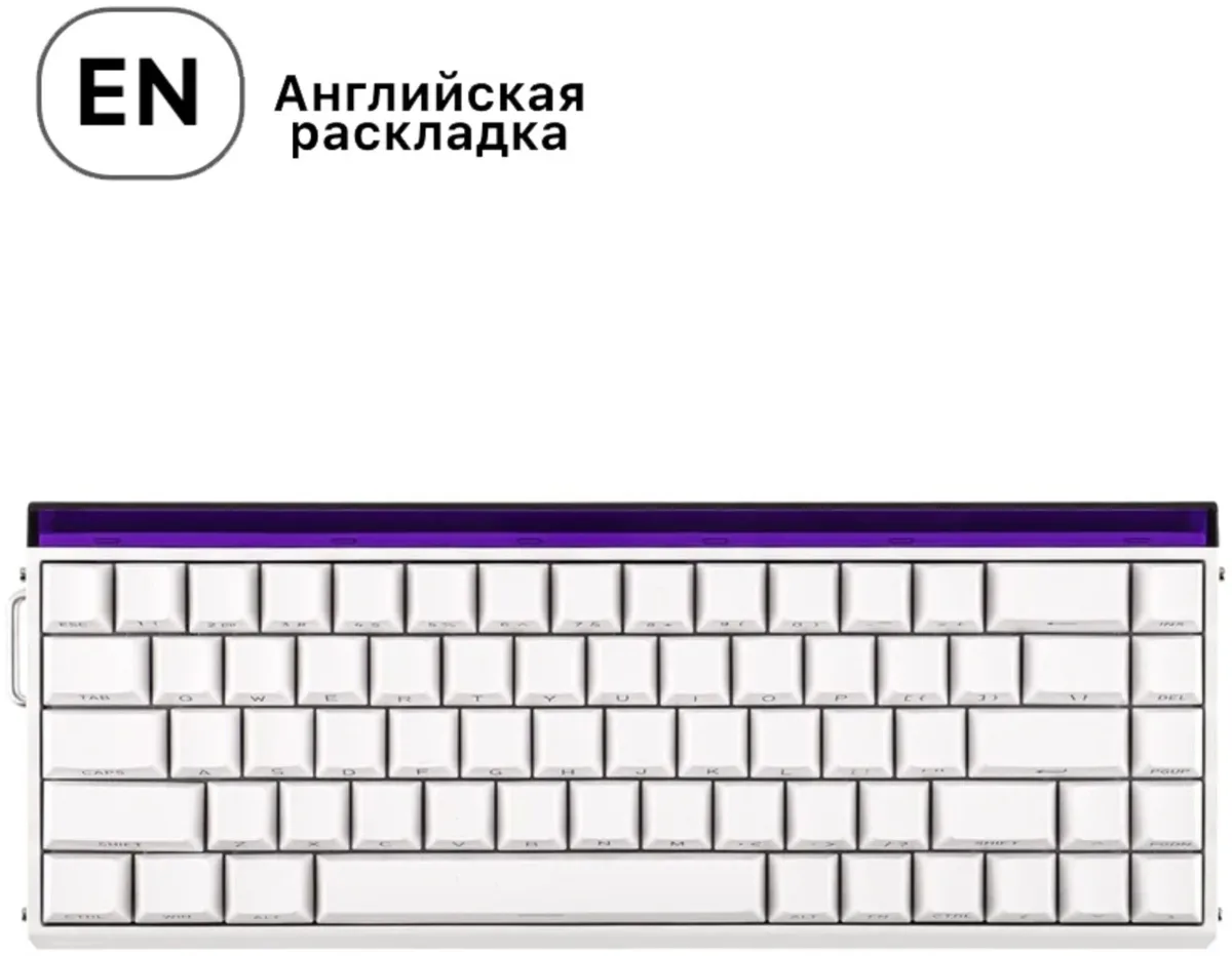 Клавиатура AULA HERO 68 HE Белый (4180)