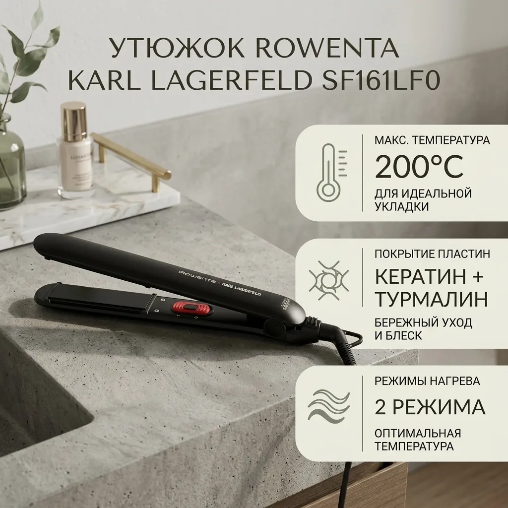 Выпрямитель Rowenta SF161LF0 Черный