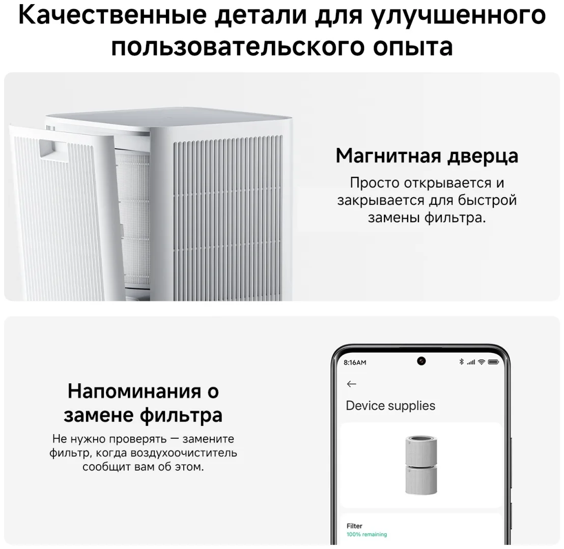 Очиститель воздуха Xiaomi Mijia Smart Air Purifier Max Белый