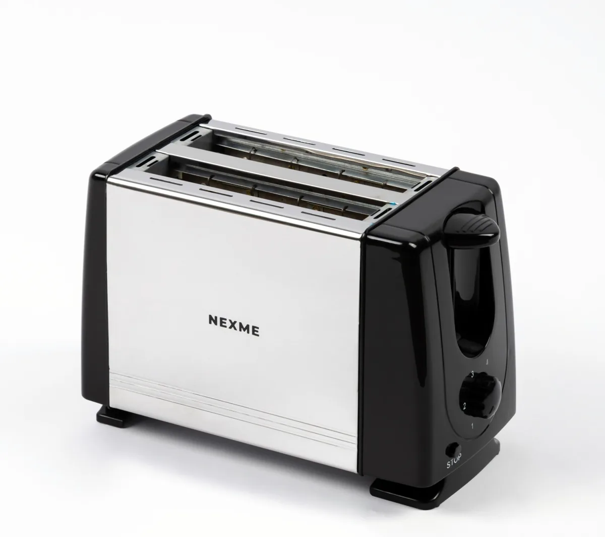 Тостер NEXME QLT-228B стальной