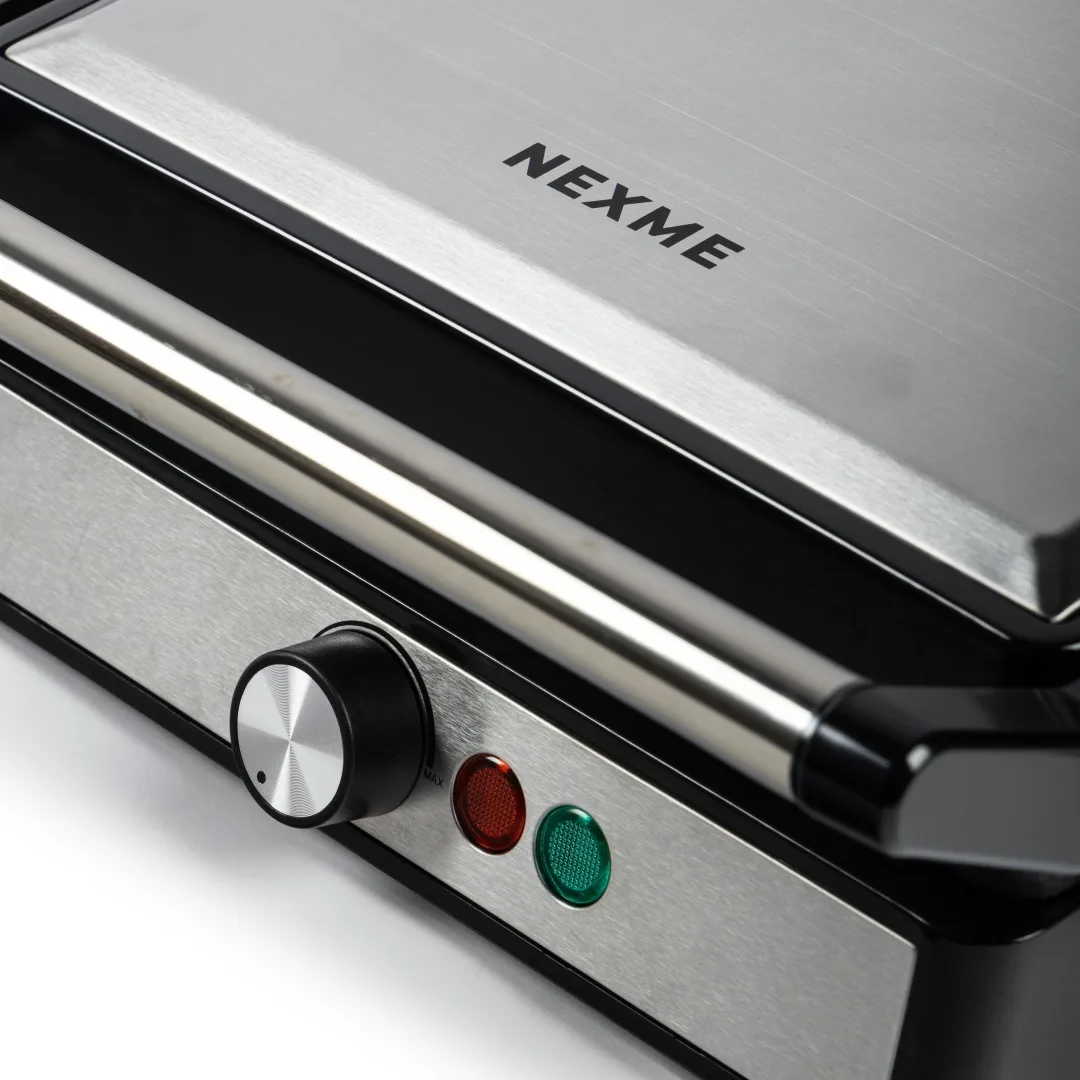Гриль NEXME NSM500 серебристый
