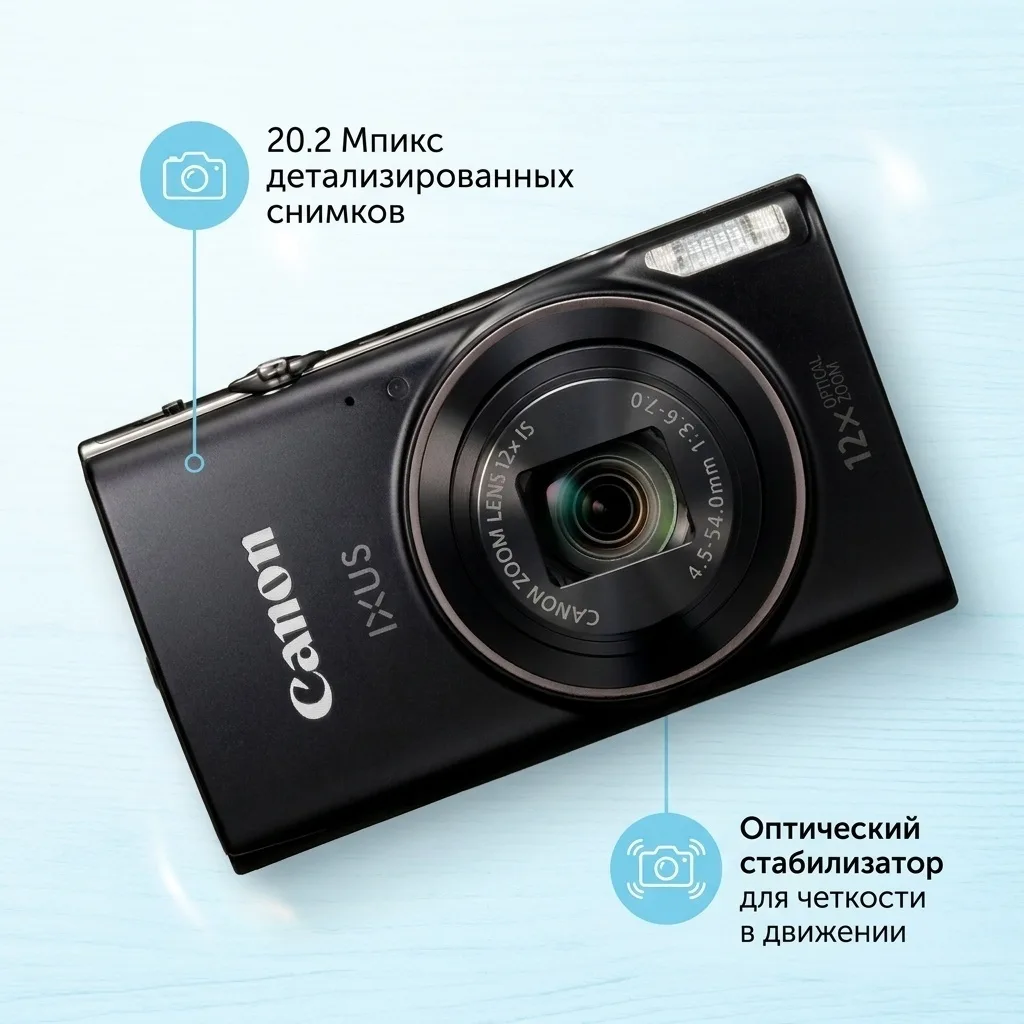 Фотокамера Canon IXUS 285 HS Black