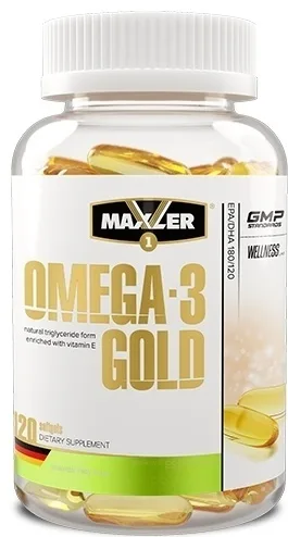 Витамин Maxler Omega-3 Gold капсулы 240 шт (1711)