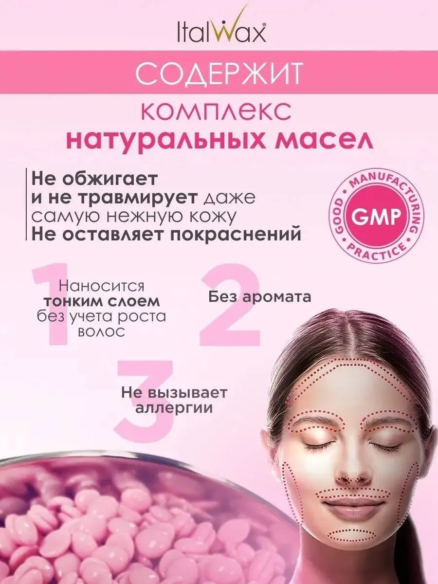 Воск Italwax Selfie(для лица) гранулы 100 гр