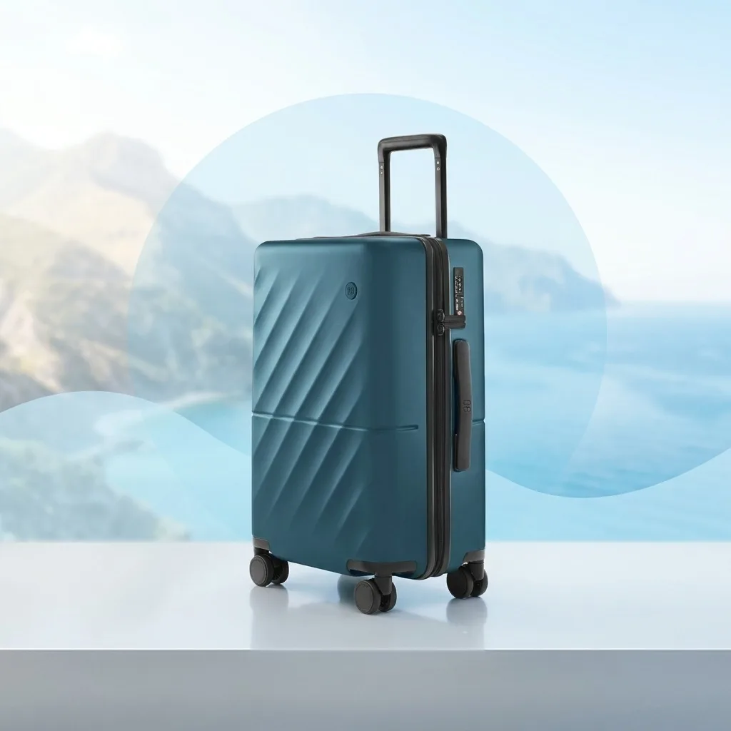 Чемодан NINETYGO Ripple Luggage 20" Sierra Blue (5700)