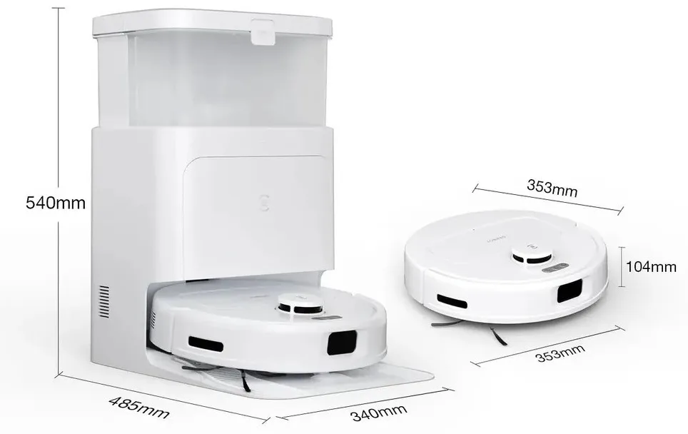 Робот-пылесос ECOVACS DEEBOT N20E Белый