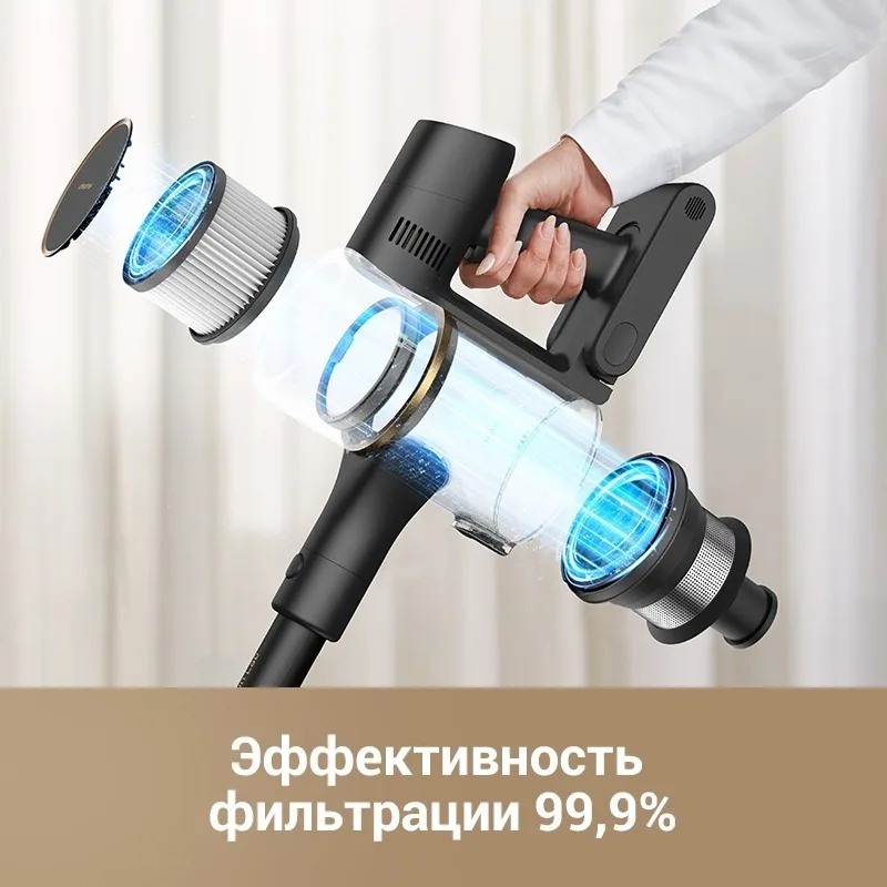 Беспроводной ручной пылесос Dreame R10 Pro Aqua Черный