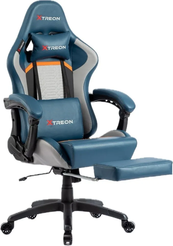 Игровое компьютерное кресло XTREON GC-6689 Синий-серый
