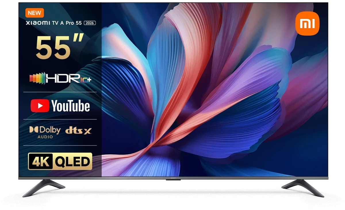 Телевизор Xiaomi A Pro 55 2026 L55MB-APRU 140 см Черный