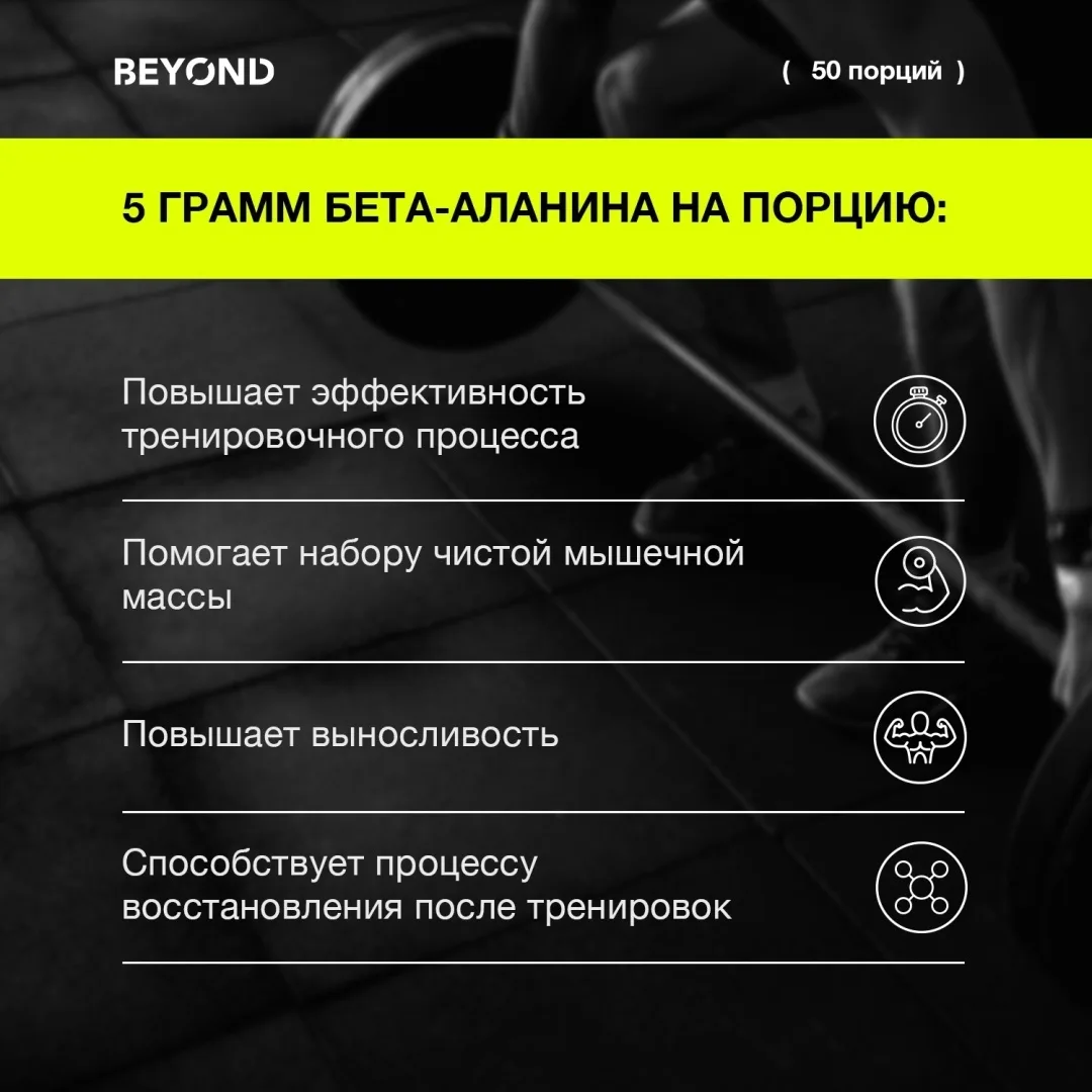 Аминокислота BEYOND Beta-Alanine 250 г