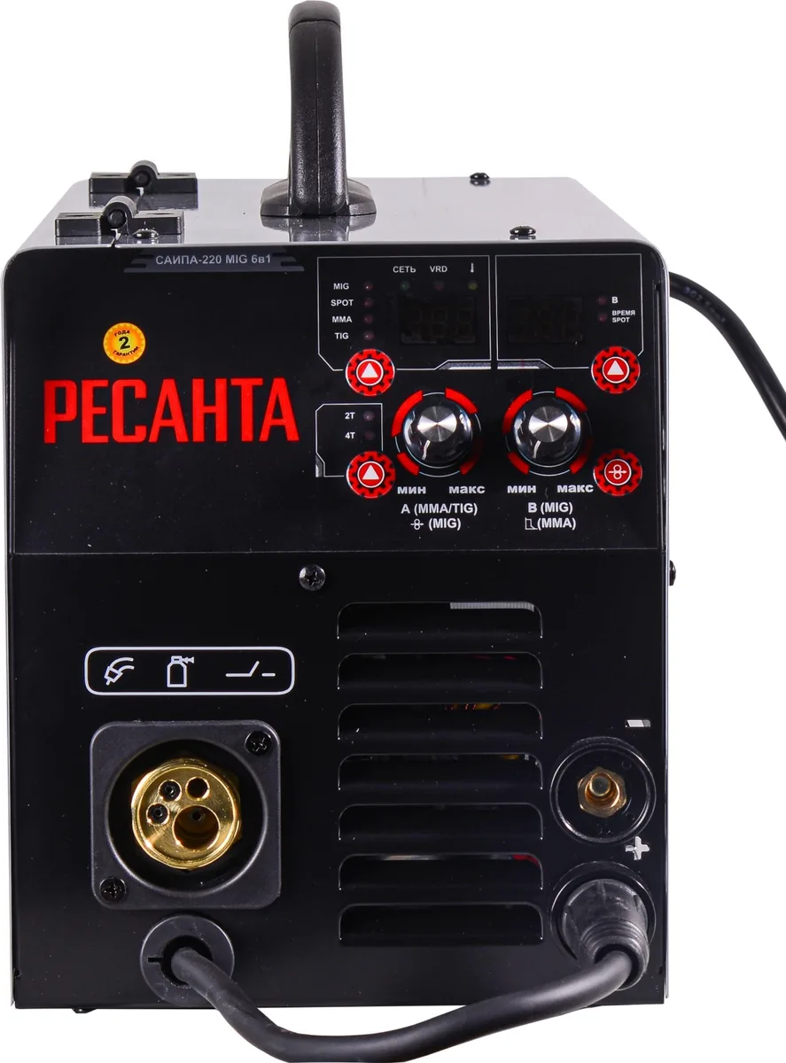 Сварочный полуавтомат Ресанта САИПА-220 MIG 6в1
