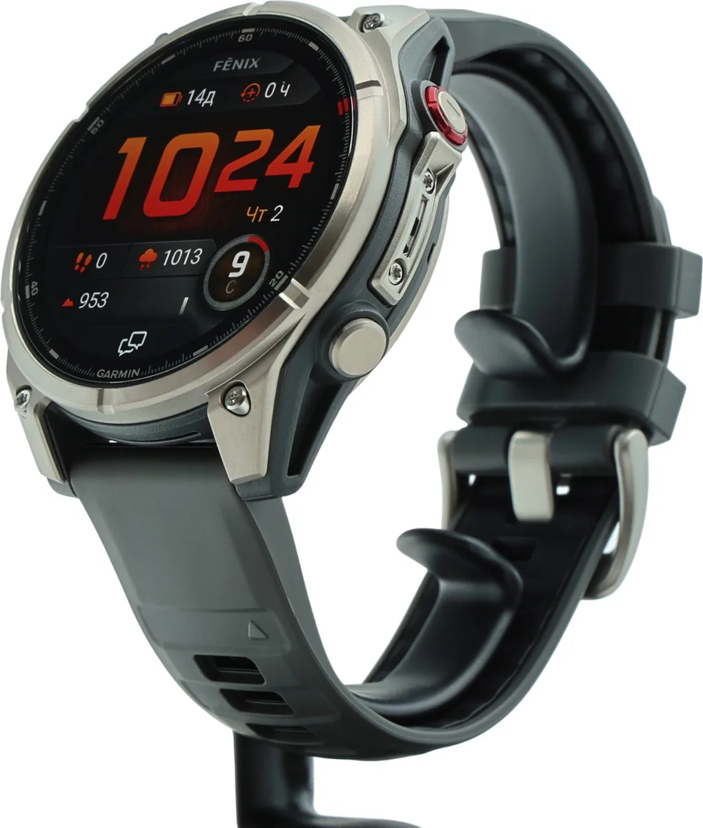 Смарт-часы Garmin Fenix 8 Pro 51 мм серебристый-серый (03199-11)