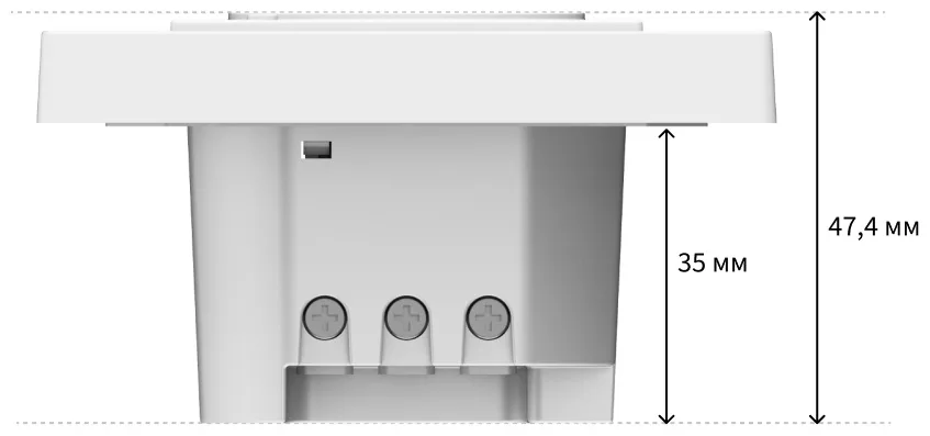 Розетка настенная Aqara H2 WP-P01D-White